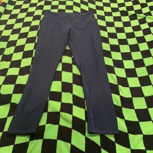 Women’s navy blue full length leggings